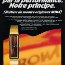 RoWi Rodi & Wienenberger AG Company 1973 Swiss Ad Advert Horology Horlogerie