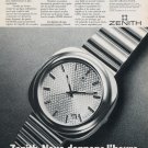 1973 Zenith Watch Company XL-Tronic Quartz Advert Vintage 1973 Swiss Ad Suisse Advert Horlogerie