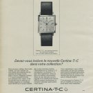 Certina Watch Company Kurth Freres SA Vintage 1965 Swiss Ad Suisse Advert Certina Watch Company Kurth Freres SA Vintage 1965 Swiss Ad Suisse Advert