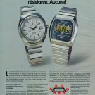 Certina Watch Company Vintage 1977 Swiss Ad Suisse Advert DS-Quartz Chronolympic