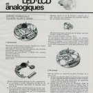 1977 Comment Reparer Les Montres Quartz LED-LCD et Analogiques 1977 Swiss Magazine Article 1977 Comment Reparer Les Montres Quartz LED-LCD et Analogiques 1977 Swiss Magazine Article