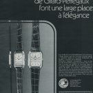 Girard-Perregaux Watch Company Vintage 1977 Swiss Ad Suisse Horlogerie Advert