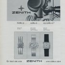 1968 Zenith Watch Company Zenith SA Vintage 1968 Swiss Ad Suisse Advert Horology