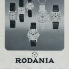 1968 Rodania Watch Company Rodania S.A. Grenchen Switzerland Vintage 1968 Swiss Ad Suisse Advert