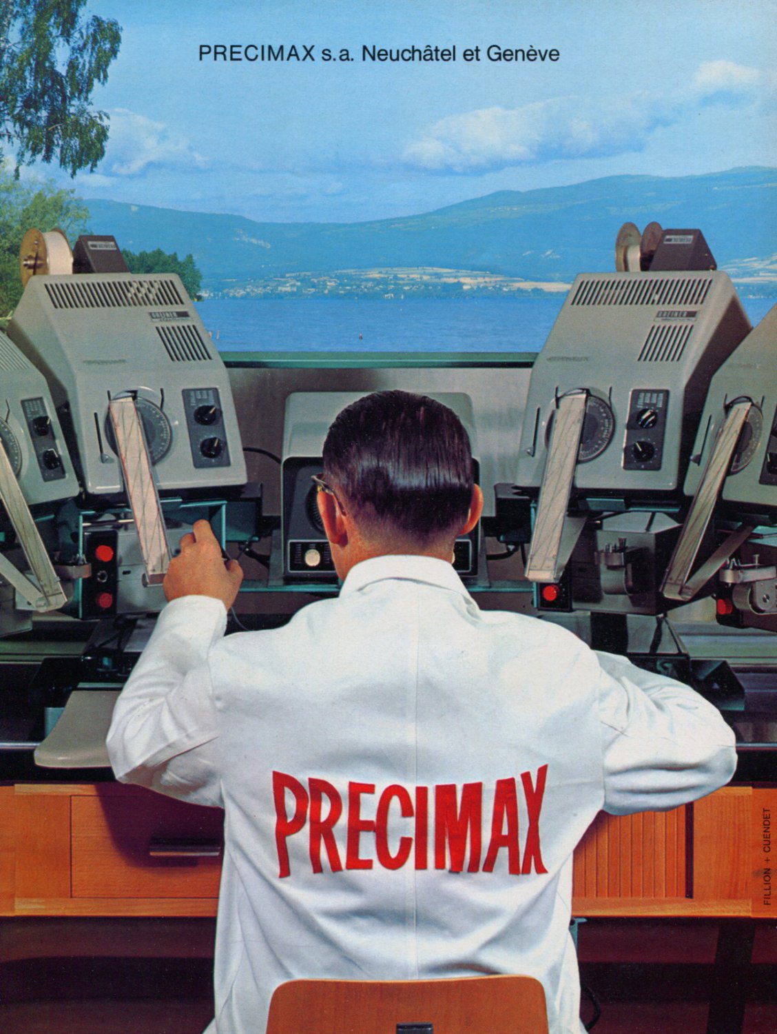 1968 Precimax Watch Company Switzerland Vintage 1968 Swiss Ad Suisse Advert Horology Horlogerie
