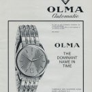 1968 Olma Watch Company Switzerland Vintage 1968 Swiss Ad Suisse Advert Horology 1968 Olma Watch Company Switzerland Vintage 1968 Swiss Ad Suisse Advert Horology