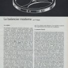 Le Balancier Moderne Vintage 1968 Swiss Magazine Article Horlogerie Horology Le Balancier Moderne Vintage 1968 Swiss Magazine Article Horlogerie Horology