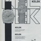 1968 Kelek Watch Company Switzerland Vintage 1968 Swiss Ad Suisse Advert Horology