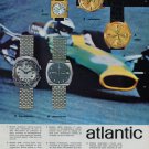 Atlantic Watch Company Switzerland Vintage 1968 Swiss Ad Suisse Advert Horology Atlantic Watch Company Switzerland Vintage 1968 Swiss Ad Suisse Advert Horology