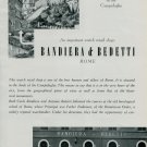 1950 Bandiera & Bedetti Watch Shop Rome Vintage 1950 Swiss Magazine Article Horology Horlogerie