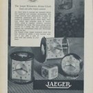 1954 Jaeger Clock Company Switzerland Vintage 1954 Swiss Ad Suisse Advert Horology Horlogerie