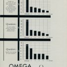 1955 Omega Watch Company Switzerland Vintage 1955 Swiss Ad Suisse Advert Horlogerie