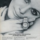 Ebel Watch Company Ebel SA Switzerland Vintage 1969 Swiss Ad Suisse Advert