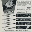 1956 Spera Watch Company Switzerland Vintage 1956 Swiss Ad Suisse Advert Tramelan 1956 Spera Watch Company Switzerland Vintage 1956 Swiss Ad Suisse Advert Tramelan