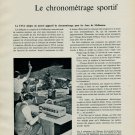 1956 FINA Omega Swim-Eight-O-Matic Timer Omega Watch Co. 1956 Swiss Magazine Article 1956 FINA Omega Swim-Eight-O-Matic Timer Omega Watch Co. 1956 Swiss Magazine Article