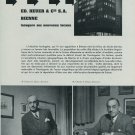 Ed. Heuer Watch Company Vintage 1954 Swiss Magazine Article  Suisse Horlogerie