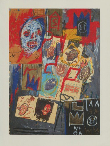 Jean-Michel Basquiat (1981) Art Ad Advertisement + 2 Details