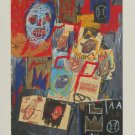 Jean-Michel Basquiat (1981) Art Ad Advertisement + 2 Details