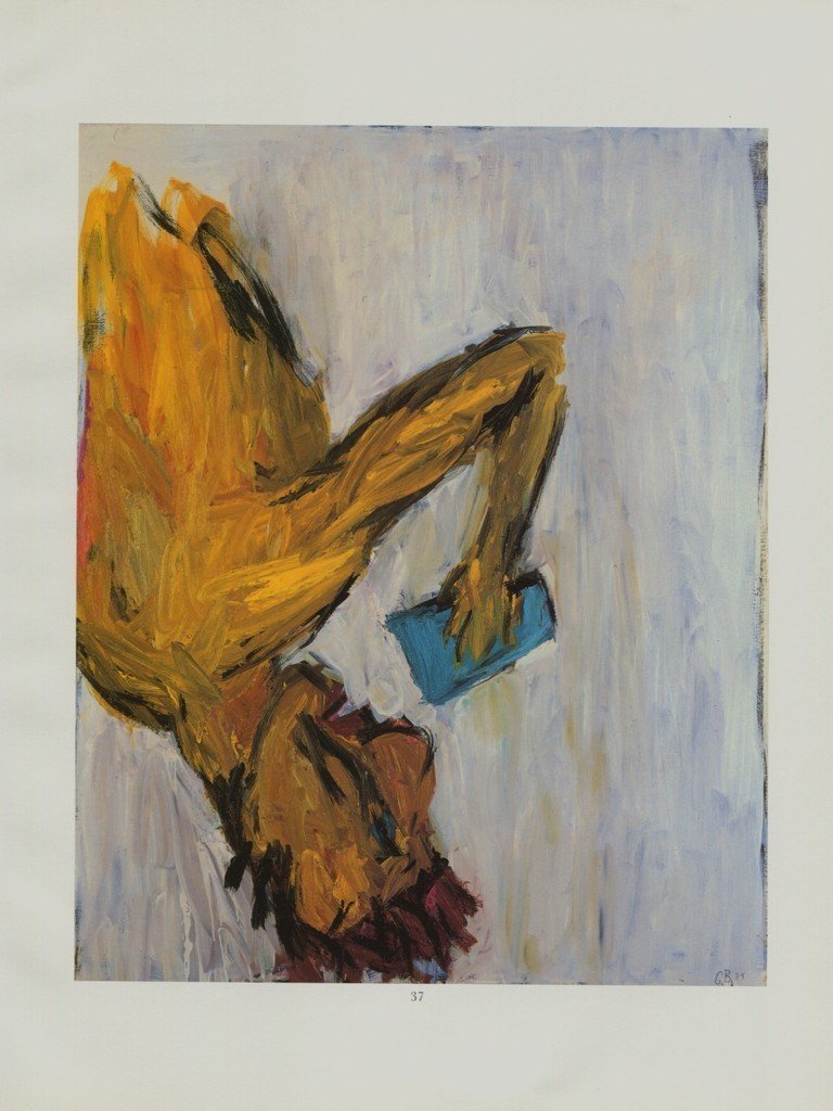Georg Baselitz Glastrinker Glass Drinker Art Ad