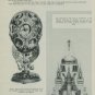 Faberge Easter Eggs by Carl Faberge Vintage 1949 Swiss Magazine Article