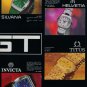 SGT Watch Company Invicta Helvetia Titus Waltham 1973 Swiss Ad Suisse Advert Societe des Garde-Temps