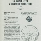 Rolex Watch Company Oyster Perpetual Assembly Info + Tissot Watch Co 1956 Swiss Magazine Article Rolex Watch Company Oyster Perpetual Assembly Info + Tissot Watch Co 1956 Swiss Magazine Article