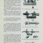 1956 Polissage des Pivots by H. Jendritzki 1956 Swiss Magazine Article Suisse Horlogerie Horology
