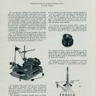 Nouveaux Outils a la Foire de l'Horlogerie a Bale 1956 Swiss Magazine Article