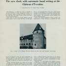 Chateau d'Yverdon 1956 Swiss Magazine Article by M. Charles Piton Horology Horlogerie