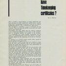 1956 - Why Have Timekeeping Certificates? by L Defossez  Swiss Magazine Article (Horology)