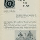 Clockwork Before the Clock by D. J. Price 1956 Swiss Magazine Article Horology Clockwork Before the Clock by D. J. Price 1956 Swiss Magazine Article Horology
