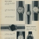 New Models 1957 Swiss Magazine Article Ulysse Nardin Watch Company Doxa Octus New Models 1957 Swiss Magazine Article Ulysse Nardin Watch Company Doxa Octus