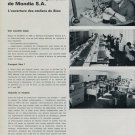 1968 Mondia Watch Company Une Nouvelle Expansion Mondia 1968 Swiss Magazine Article Horlogerie
