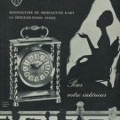 1965 Imhof Clock Company Switzerland Vintage 1965 Swiss Ad Suisse Advert Horlogerie