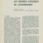 1959 Theories Classiques de l' Echappement by Raymond Chaleat 1959 Swiss Magazine Article Suisse