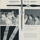 1959 La Femme Inspiratrice de la Montre 1959 Swiss Magazine Clipping Horlogerie Horology