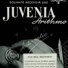 1951 Juvenia Watch Company Arithmo Vintage 1951 Swiss Ad Switzerland Suisse Advert Horlogerie