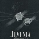 1951 Juvenia Watch Company Vintage 1951 Swiss Ad Suisse Advert Horlogerie Horology