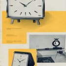 1959 La Pendulette Dans L'Habitation Moderne 1959 Swiss Magazine Article Horology