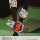 1976 Oris Watch Company Holstein Switzerland Vintage 1976 Swiss Ad Suisse Advert Horlogerie Horology