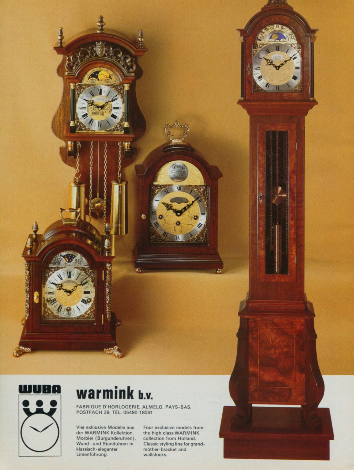 1976 Warmink Clock Company 1976 Ad Suisse Horlogerie Horology