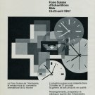 1967 Foire Suisse d'Echantillons Bale Swiss Watch Fair Swiss Ad Suisse Advert Horlogerie Horology