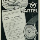 1957 Martel Watch Company Martel Victorious Vintage 1957 Swiss Ad Suisse Advert Horlogerie