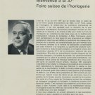 1967 Foire Suisse de L'Horlogerie Swiss Watch Fair Magazine Article Horology Bale Basle Switzerland 1967 Foire Suisse de L'Horlogerie Swiss Watch Fair Magazine Article Horology Bale Basle Switzerland