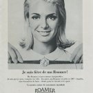 1964 Roamer Watch Company Switzerland Vintage 1964 Swiss Ad Suisse Advert Horlogerie Horology