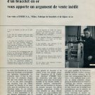 Idebe S.A. Company Milan 1963 Swiss Magazine Article Horlogerie Horology Idebe S.A. Company Milan 1963 Swiss Magazine Article Horlogerie Horology
