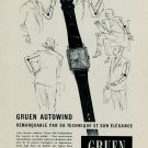 1953 Gruen Watch Company Switzerland Vintage 1953 Swiss Ad Suisse Advert Horlogerie Horology