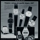 Titus Watch Company Switzerland Solvil et Titus 1980 Swiss Ad Suisse Advert Horology Horlogerie