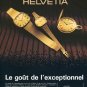 SGT Helvetia Watch Company Sandoz Watch Company 1980 Swiss Ad Suisse Advert