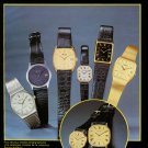 Bulova Watch Company Switzerland Stelux Watch Co. 1980 Swiss Ad Suisse Advert Horlogerie Horology